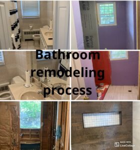 bathroom remodeling process